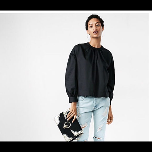 🖤NWT EXPRESS PUFF SLEEVE TOP🖤 - Picture 2 of 8